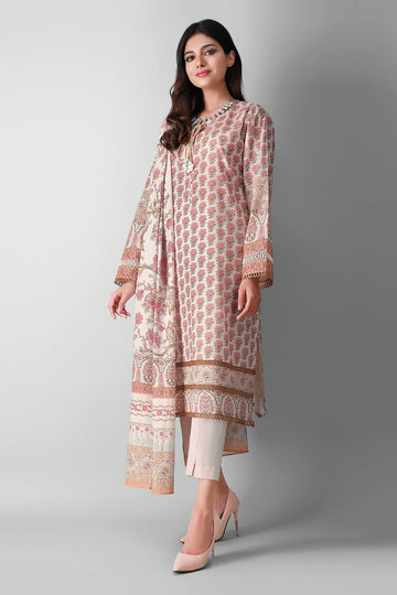 Khaadi A2104028 Orange Summer Lawn 2021
